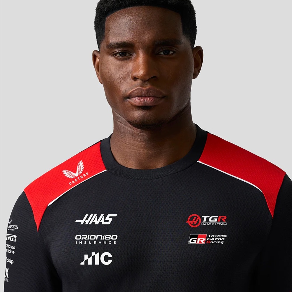 Haas 2026 Official Team Men’s Driver T-Shirt - Picture 2 of 6